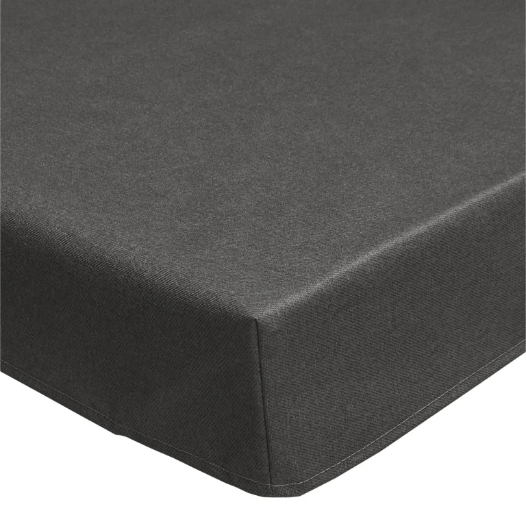 Simply Elephant Grey Acrylic Coated Wipe Clean Tablecloth with Edge Binding Finish
