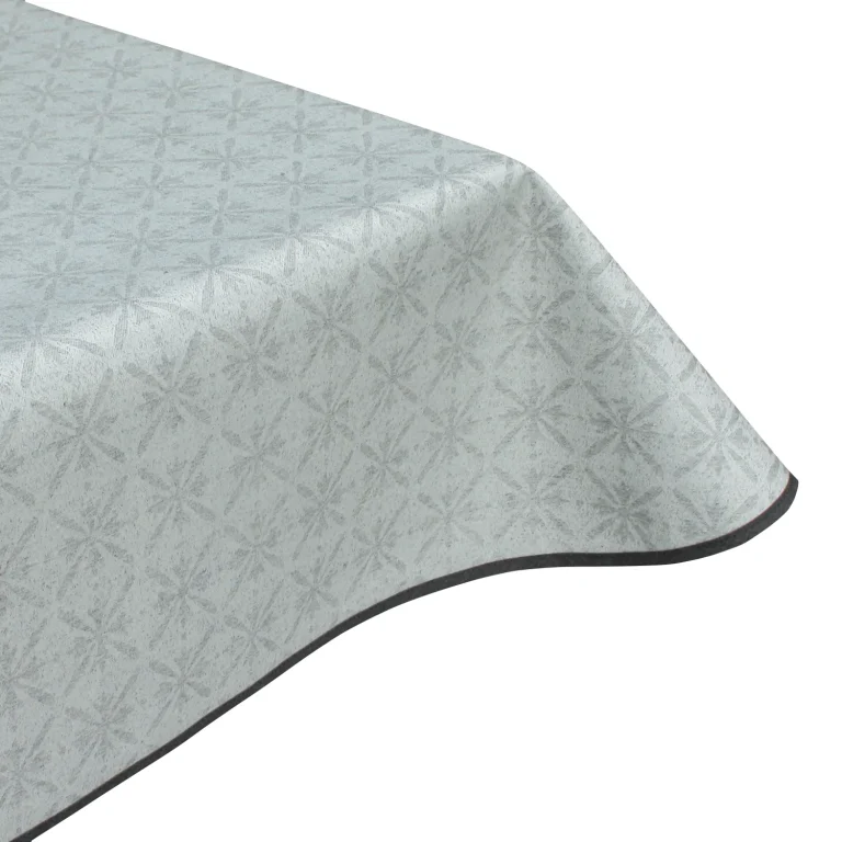 Edge binding finish for Palais sterling Acrylic Wipe clean tablecloth