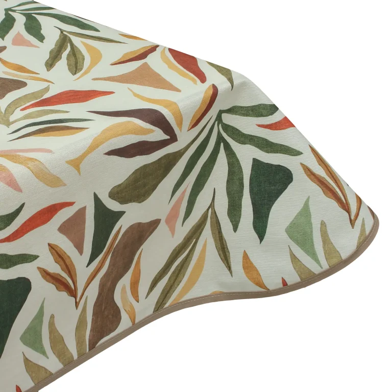 Edge binding finish for Folio Acrylic Wipe Clean Tablecloth
