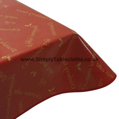 Christmas Wine Oilcloth Tablecloth