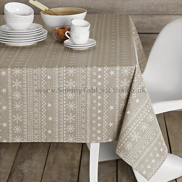 Scandic White Teflon Tablecloth