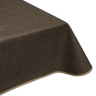 Natural Cafe Acrylic Coated Tablecloth with Teflon