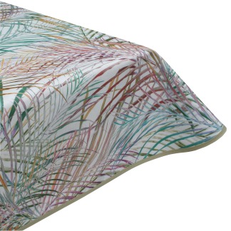 Palm Leaf Acrylic Coated Tablecloth with Teflon & Edge Binding Finish