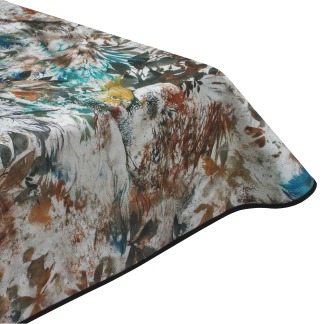 Hawks Acrylic Coated Wipe Clean Tablecloth with Teflon & Edge Binding Finish