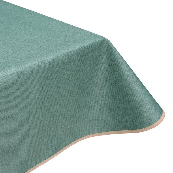 Simply hydro green acrylic wipe clean tablecloth