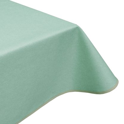 Simply seafoam acrylic wipe clean tablecloth