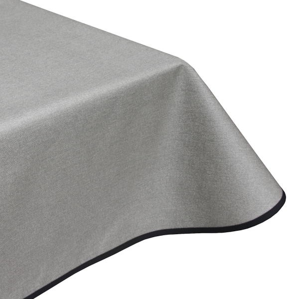 Simply elephant grey acrylic wipe clean tablecloth