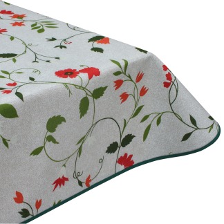 Rosaceae Acrylic Coated Wipe Clean Tablecloth