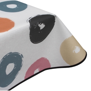 Pop pi rings acrylic wipe clean tablecloth