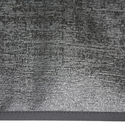 Close Up Of Nevada Black Plain Acrylic Coated Tablecloth Wipe Clean