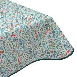 barrier reef acrylic coated wipe clean tablecloth