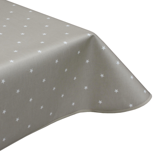 Linen Stars PVC Oilcloth Tablecloth