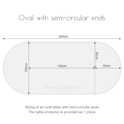 Plain Frosted Table Protector - Extra Thick - Image 2