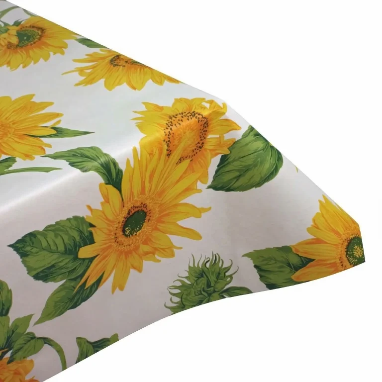 Sunflower Vinyl PVC Tablecloth