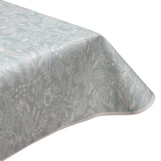 simply nature duck egg matt pvc oilcloth tablecloth