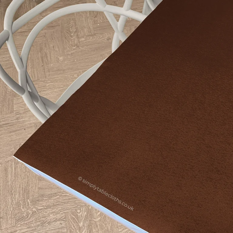 Brown Table Felt Protector - Cut To Size