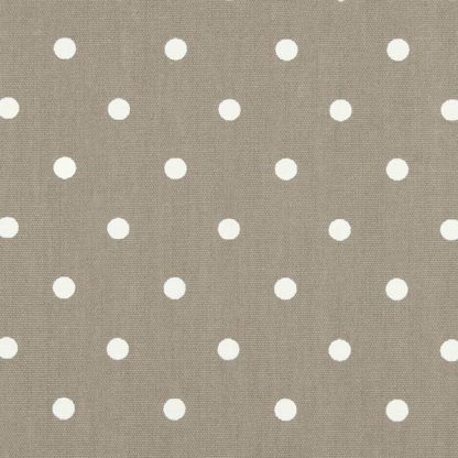 Polka Dot Taupe Oilcloth Tablecloth